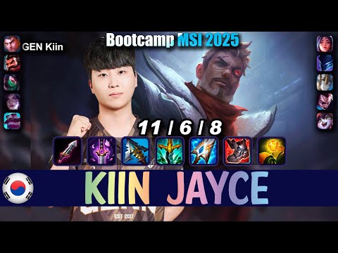 GEN Kiin JAYCE vs IRELIA Top - Patch 25.13 NA Ranked | Bootcamp MSI 2025 | lolrec