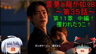 【ゆっくり実況】攫われたラニ！第１１章　中編！霊夢と龍が如く８～第３５話～