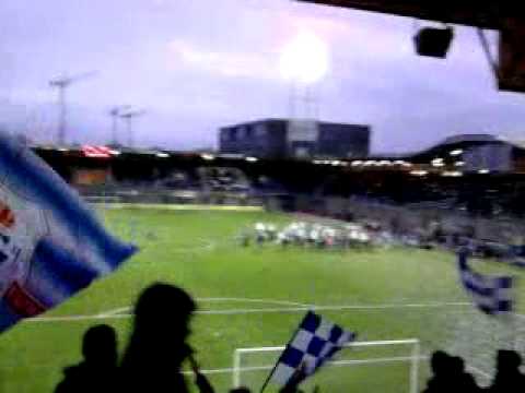 FC Zwolle - FC Oss 02-04-2010 Sfeer opkomst spelers