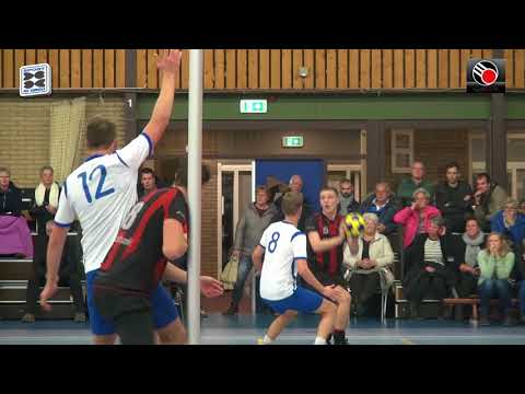 Sport in Grou TV (c) 2017 | KV Mid Fryslan wint van Wit blauw