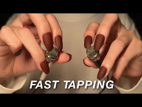 ASMR Fast Mini Mic Tapping with Nails (No Talking)