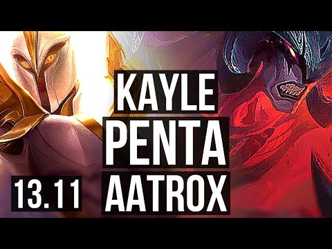 KAYLE vs AATROX (TOP) | Penta, 17/1/6, Legendary | KR Master | 13.11