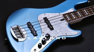 Video thumbnail for Lakland Skyline Darryl Jones Lake Placid Blue 4 Bass Demo by Bass Buddha
