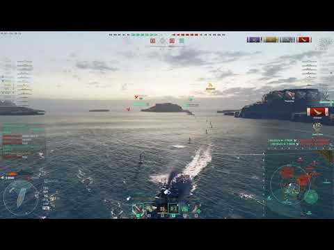 Druid 8 Kills, 174k Dmg, HC, Conf, Double Strike | World of Warships Replay