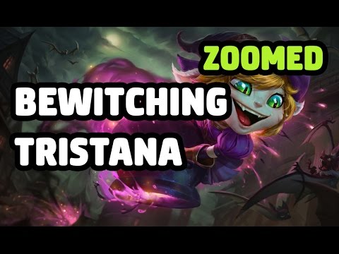 BEWITCHING TRISTANA SKIN ZOOMED SPOTLIGHT - LEAGUE OF LEGENDS