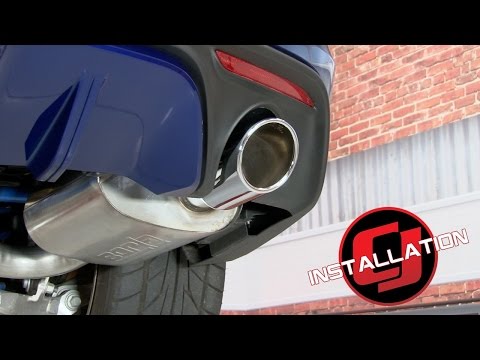 2015-2017 Mustang GT Borla S-Type Axle-Back Exhaust Kit 2-1/2" Polished Tips Installation
