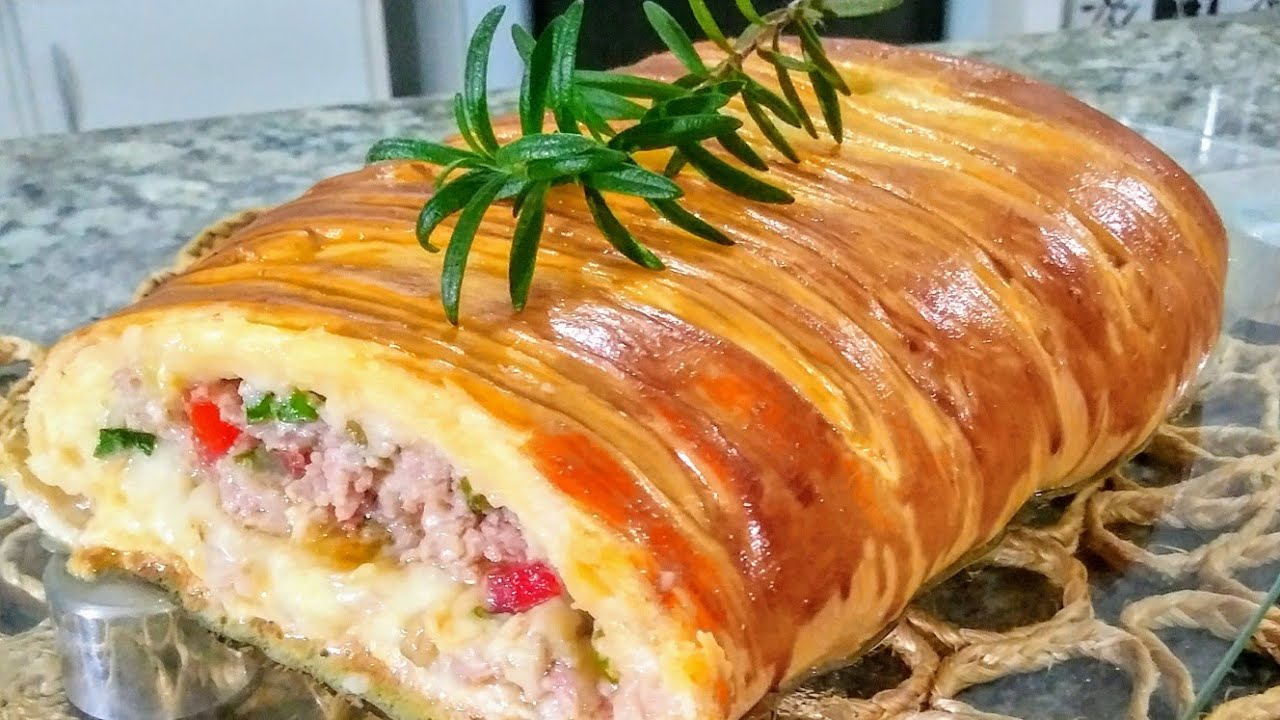 A MELHOR RECEITA DE PÃO DE LINGUIÇA QUE VOCÊ VERÁ HOJE
