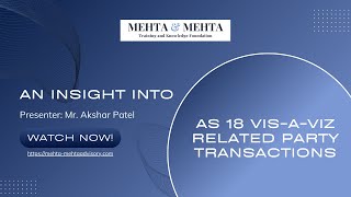 An insight into AS 18 Vis-a-viz Related Party Transactions