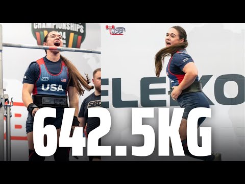 Amanda Lawrence USA | 1st Place 84kg Class | 642.5kg Total | IPF Worlds 2024