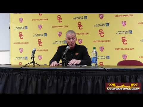 Andy Enfield post-game presser after USC's 98-71 win over Dixie State