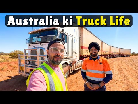 Riding a HUGE ROAD TRAIN in Australia | Truck Life 🇦🇺