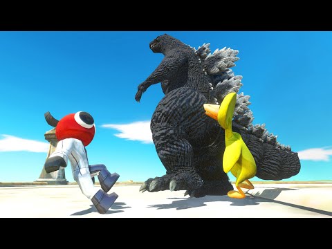 Animal Revolt Battle Simulator Rainbow Friend Vs Godzilla