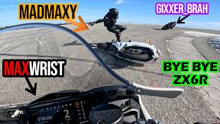 Motorcycle Influencers Take Over The Track