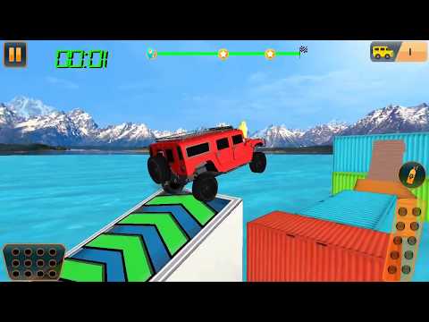Jeep Stunt Tricks Master Game || Jeep Car Racing Android Gameplay || games