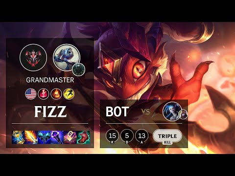 Fizz Bot vs Jinx - NA Grandmaster Patch 11.9