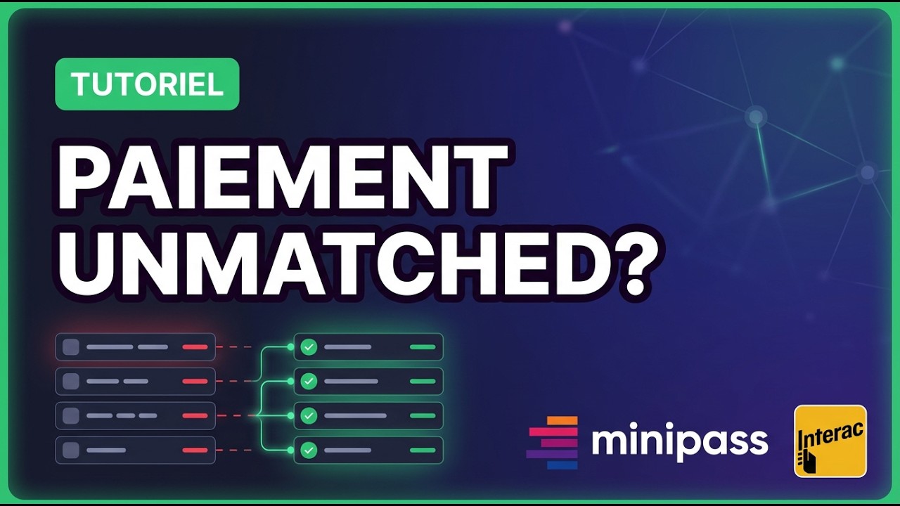 Paiement Interac Unmatched dans minipass : le lier au bon passeport ( parent  -  enfant )