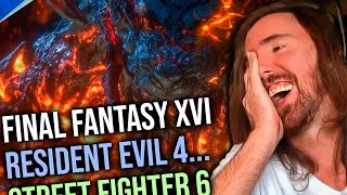 Asmongold Reacts to NEW Game Trailers: Resident Evil 4, Final Fantasy XVI & more | State of Play