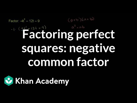 Factoring Special Products 1