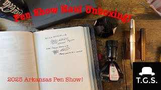 Currently Inked: Arkansas Pen Show Haul: Unboxing Nib Grinds, a New Pen, and Two Akkerman Inks!