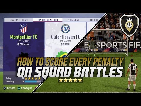 FIFA 18 SQUAD BATTLES GLITCH?? HOW TO BEAT LEGENDARY BY SCORING EVERY PENALTY!!!