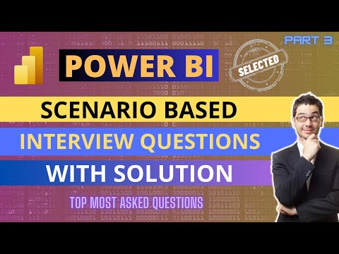 Power BI Scenario based interview questions with solution Power BI interview Power BI