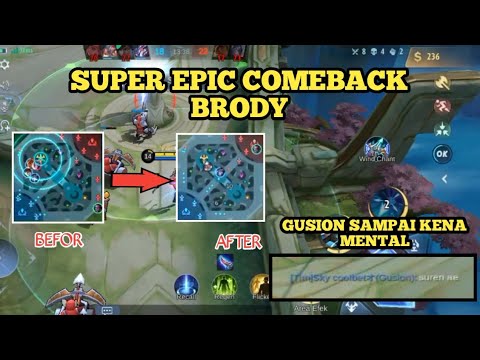 Super Epic Comeback Brody, Musuh Sudah Yakin Menang!!