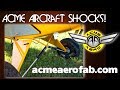 ACME Aerofab Shock, ACME aircraft bungee cord and spring suspension replacement system. ACME Aerofab Shock, ACME aircraft bungee cord and spring suspension replacement system.