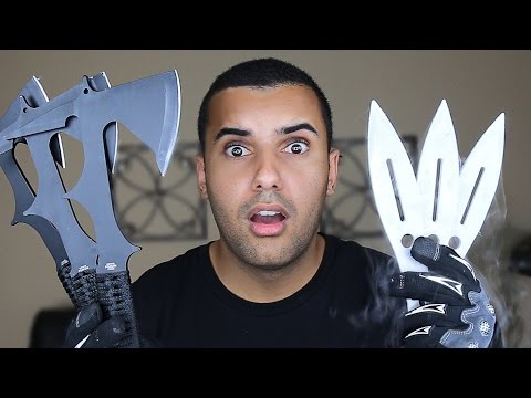 IMPOSSIBLE THROWING KNIFE / TOMAHAWK TRICK SHOTS!!!! CHALLENGE!! *WORLD RECORD* Video