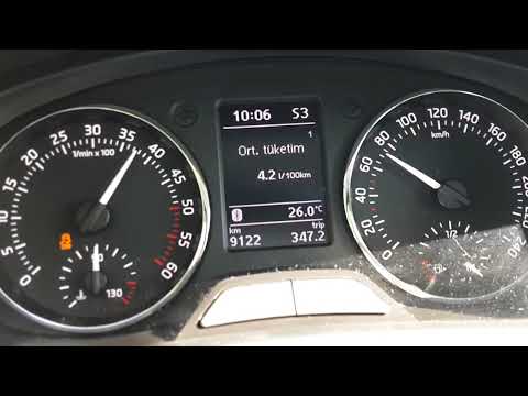 Skoda rapid 1.6 tdi 90hp DSG 0-100 acceleration