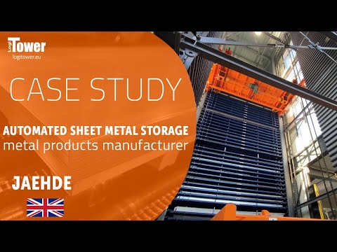 LOGITOWER: Jaehde - Automated sheet metal storage. Metal products manufacturer.