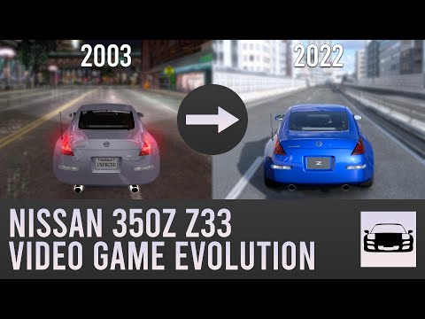 Nissan 350Z (Z33) Video Game Evolution (2003-2022)