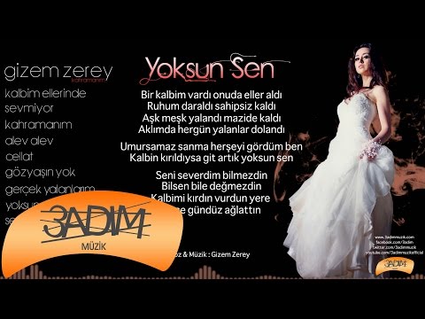 Gizem Zerey - Yoksun Sen ( Official Lyric Video )