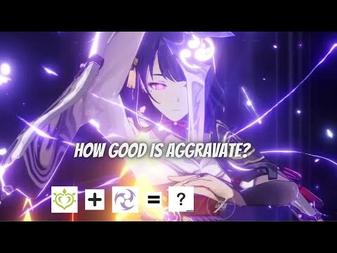what is Aggravate reaction? and how good is it? "Raiden demonstration"