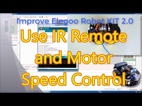 Improve Elegoo Arduino Smart Car Robot KIT 2.0: Swap the Motor Control Wires to use Infrared Remote