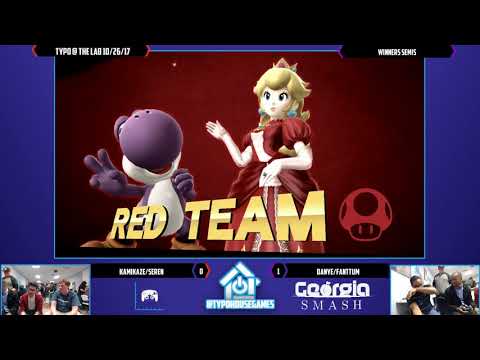 Typo @ The Lab 10/26/17 - Danye/Fanttum vs Kamikaze/Seren - Smash 4 Doubles Winners Semis
