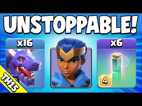 Best TH15 vs TH17 Attack Strategy for 3 STARS! Best TH15 Attack Strategy (Clash of Clans)