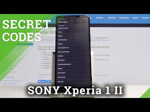 Secret Codes for SONY Xperia 1 II – Cool Features / Service Menu