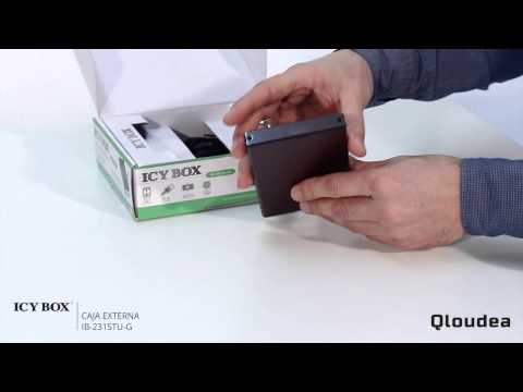 IcyBox IB-231StU-G - Caja externa 2.5" - USB2.0