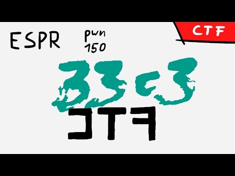 Format String to dump binary and gain RCE - 33c3ctf ESPR (pwn 150)