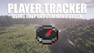 How to make a player tracker using one command block | Minecraft bedrock edition