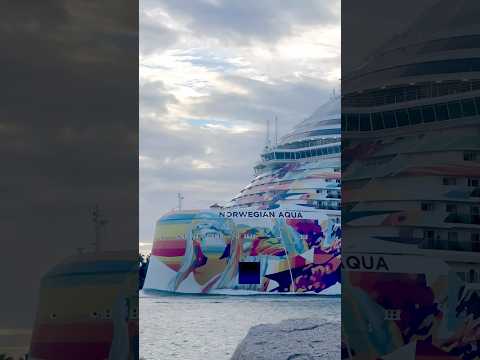 Thumbnail for The BEAUTIFUL Norwegian Aqua sailing away from Miami 🚢🏝️ #nclaqua #cruise #miami