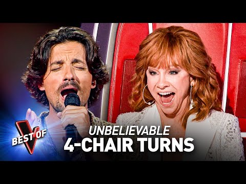 UNBELIEVABLE 4-Chair Turns in the Blind Auditions of The Voice