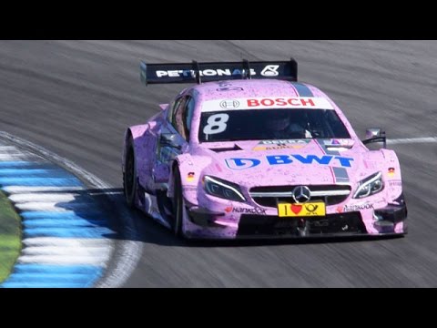 DTM 2016 Hockenheim I - Start, Crashes, Action & Sound