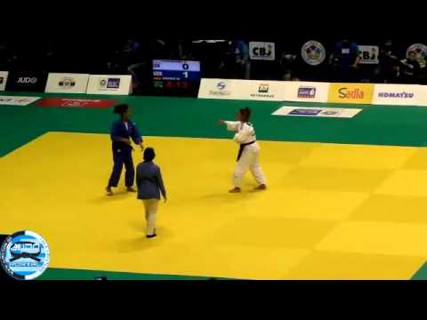 World Judo Championships Rio 2013 -57kg MINAKAWA Camila (ISR) - ROPER Miryam (GER)