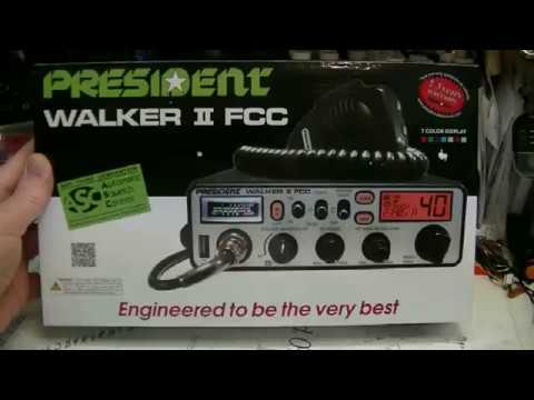 New President CB Radio   Walker II FCC