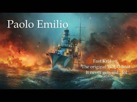 World of Warships - Paolo Emilio replay, fast Kraken
