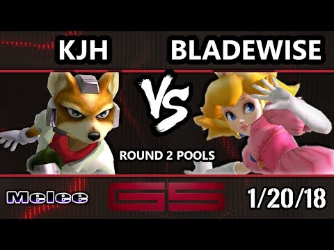 GENESIS 5 SSBM - BAL | KJH (Fox) VS Bladewise (Peach) - Smash Melee Singles