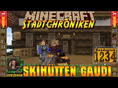 Minecraft #1234 -Stadtchroniken- Skihütten Gaudi [HD+Deutsch]