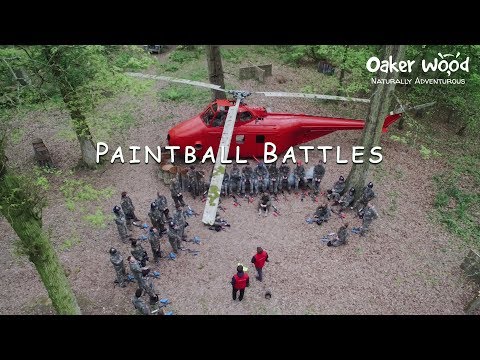 Paintballing at Oaker Wood