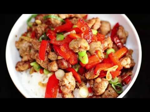 Asian Recipes - Stir Fried Sausages with Sesame Oil...
